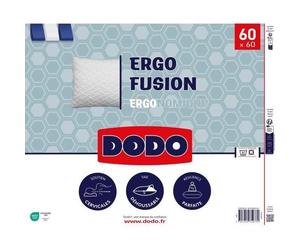 Oreiller DODO - Ergo Fusion - 60 x 60 cm - Blanc