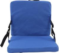 Oreiller dorsal portable avec support pour le camping-concert bleu, épaissi et anti-dérapant