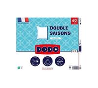 DODO - Oreiller double saisons - 60 x 60 cm - 100% Polyester VOLUPT'AIR - Blanc