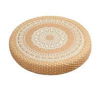 Oreiller du sol de méditation - Coussin de méditation | Oreiller Round Zabuton Méditations, Boîtier de yoga, Pouf de plancher, Tampon de siège doux à fermeture à glissière Stable pour cheminée Yoga Sa