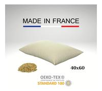 Oreiller en balles d'épeautre bio 40x60