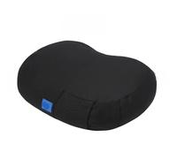Oreiller en coquille de sarrasin, coussin méditation Yoga, siège sol confortable coton, chaise Zafu for la maison pour Méditation(Black)