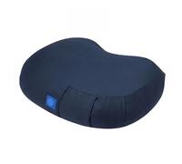 Oreiller en coquille de sarrasin, coussin méditation Yoga, siège sol confortable coton, chaise Zafu for la maison pour Méditation(Deep Blue)