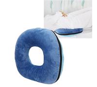 Oreiller en forme de beignet, coussin de coccyx pour hémorroïdes, coussin de soulagement de la douleur du coccyx avec haute élasticité détachable pour les hémorroïdes de grossesse