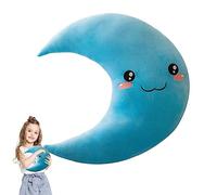 Oreiller en forme de lune | Coussins de lit doux pour lit et canapé décoratif pour décoration de chambre, cadeau d'enfant Zorq