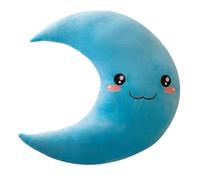 Oreiller en Forme de Lune pour Filles et | Oreiller en Peluche Douce en Forme de Nuage | Oreiller rembourré Doux pour Chambre d'enfant | Coussin de canapé | Coussin décoratif pour lit, Coussin
