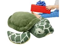Oreiller en forme de tortue animale - Design adorable de créature marine, texture matérielle respectueuse de la peau, grand coussin de jouet à câliner | Peluche Squishy douce et confortable pour dormi