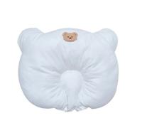 Oreiller En Forme D'Ours Mignon Pour Bébé, Protection De La Tête Plate, Oreiller D'Allaitement, Soutien Du Cou, Positionnement De La Tête Concave Cu