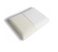Oreiller en latex bio pour grand lit - Parfait pour les personnes dormant sur le côté et le dos, soulage les douleurs au cou et aux épaules (60 x 40 x 10 cm)