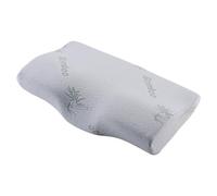 Oreiller en mousse à mémoire de forme de qualité supérieure avec housse en bambou - Offre un soutien individuel grâce à la répartition scientifique de la pression - Soutien de la colonne cervicale