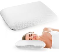 Oreiller en mousse à mémoire de forme, oreiller orthopédique pour le côté du dos, pour ceux qui dorment sur le ventre (70 x 40 x 12cm)