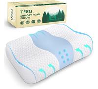 Oreiller En Mousse À Mémoire De Forme Réglable En Hauteur - Oreiller Cervical Pour Un Sommeil Profond Avec Sensation De Refroidissement Et Rebond Lent - Idéal Pour Un Usage Domestique - 40 X 60