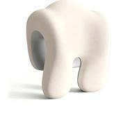 Oreiller en Mousse à mémoire pour Les chaises de Bureau - Soulagez Les douleurs au Cou du Travail de Bureau et du Sommeil, Appui-tête réglable pour la Maison/Le Graywhitecolorcombination 30x18x24cm