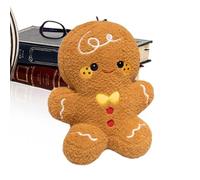 Oreiller en Pain d'épices - Oreillers multifonctionnels - Oreiller rembourré en Peluche Douce, oreillers Mignons en Peluche pour décoration d'intérieur, canapé-lit