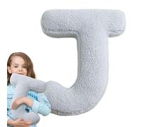 Oreiller en peluche avec lettre, coussin doux avec initiale - Coussin à doux lettre | Peluche décorative anglaise, oreiller câlin avec lettres initiales de A à Z pour, adultes et amis
