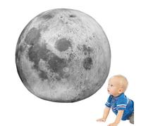 Oreiller en peluche Blue Earth Planet, Educational A Moon Shape Pillow Nalog Planet Plush Pillow, 10x10 Inch Easy to Home Decor Lent, Educative Earth Toy for Kids