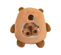 Oreiller en peluche Capibara en peluche Capibara | Peluches Jouets Capibara Peluches, Carpincho en peluche, sac à goûter, oreiller en peluche, poupée de charpentier marron, poupées en cuir