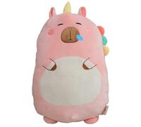 Oreiller en peluche Capybara, animaux en peluche mignons, oreiller en peluche Squishy Plushie Hugging Pillow, jouets en peluche cochon d'Inde super doux, cadeaux pour les enfants(Capybara licorne)