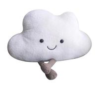 Oreiller en peluche en forme de nuage avec pieds de dessin animé pour enfants, chambre d'enfant, canapé, chambre à coucher - 50 x 35,1 cm