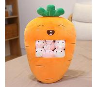 Oreiller en peluche Fruit végétal jouet amovible Fraise Banane Avocat Carotte Oreiller en peluche Cadeau pour Adolescents Filles