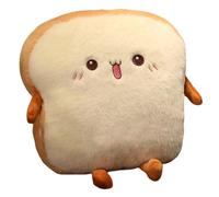 Oreiller en peluche, grillé en tranches en peluche, coussin chauffant pour la maison, coussin chauffant pour canapés, lits, chaises, bureaux, véhicules