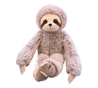 Oreiller en peluche paresseux - Grande langue en peluche paresseux | Animaux en peluche lourds | Oreiller en tissu doux connu | Jouet douillet pour anniversaire