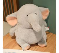 Oreiller En Peluche Super Doux Et Mignon En Forme De Boulette D'animal, Cochon Mignon, Dinosaure, Poupée, Oreiller De Lit Pour Fille, Lapin Bébé Éléphant - 23 Cm (0,17 Kg)