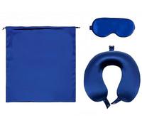 Oreiller en soie en forme de U - Ensemble de voyage - Aviation - Affaires - Loisirs - Dormir - Oreiller de cou - Protection du cou - Oreiller cervical