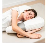 Oreiller en U Ergonomique, Mousse à Mémoire de Forme, Housse Lavable, Oreiller Grossesse, Coussin de Maternité, Idéal Femme