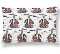 Oreiller Enfant avec Taie 40x60 Cm en Coton Oeko-tex - Coussin Bebe pour Siestes Ecole Maternelle Et Voyages - Lavable en Machine - Oreiller Enfant 3 Ans Et Plus- Coussin Lecture Enfant Chambre Fille
