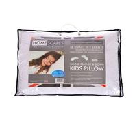 Oreiller enfant - HOMESCAPES - 40 x 60 cm - Duvet et plumes d'oie - Thermorégulateur - RDS