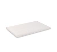 Oreiller enfant plat spécial 3-5 ans mi-ferme - Rectangulaire 40x60cm - Enveloppe douce déhoussable - BLEU CALIN