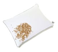 Oreiller Epeautre Bio, Oreiller Ferme de taie Coton, Oreillers ergonomiques pour la Nuque, Oreiller orthopédique Anti Douleur