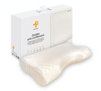 Oreiller Ergonomique Anti-Ronflement - Inphysio - avec taie en satin, fabriqué en mousse à mémoire de forme, 57 x 36 x 11.5 cm