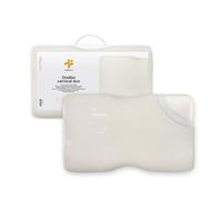 Oreiller Ergonomique Cervical Duo(Hauteur Réglable) Premium- Inphysio- Hypoallergénique 60 x 35 x 12-10 cm avec Taie