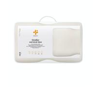 Oreiller Ergonomique Cervical - INPHYSIO - DUO PREMIUM - Mousse à Mémoire - Taie ICE FraîcheTouch - 60x35cm