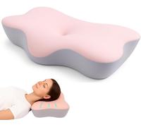 Oreiller Ergonomique Cervical Médical, Coussin À Mémoire De Forme Thérapeutique, Offert : Ebook + Patch Anti-Douleurs Cervicales, Redresseur Cervical Douloureux, Coussin Orthopédique 61*43*12/9.5cm
