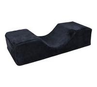 Oreiller ergonomique, coussin pour extension de cils forme U - Dehoussable - Noir - Vivezen Noir
