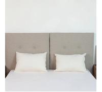Oreiller ergonomique Flocons 30x50 cm - Mémoire de forme - 20 cm - Blanc