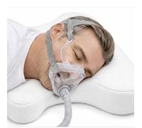 Oreiller Ergonomique - INPHYSIO - PPC/CPAP - Hauteur Ajustable 4 Niveaux - Mousse à Mémoire - Housse Douce