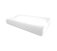 Oreiller ergonomique mémoire de forme 30 x 50 cm de YSMÉE - Blanc- SLEEPY