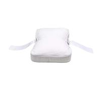 Oreiller ergonomique pour genou, coussin de lit latéral, coussin de soutien de 30,5 x 20,3 cm avec sangle réglable, accessoire de confort en mousse à mémoire de forme, aide au sommeil avec housse resp