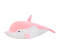 Oreiller extra-doux et moelleux design dauphin rose. 44 cm.