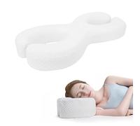 Oreiller Face contre Terre, Oreillers en Mousse à Mémoire de Réchauffage Doux et Doux, Oreillers de Dormeurs Latéraux Ergonomiques pour les Dormeurs à L'estomac Adultes, Oreiller (9cm)