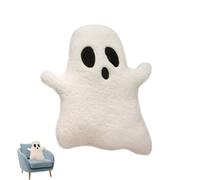 Oreiller fantôme - Jouet câlin Halloween pour un oreiller en peluche rempli de lit jouet câlin pour les fêtes d'anniversaire des jeunes Cadeau de décroissance de vacances notre fantôme en pelu