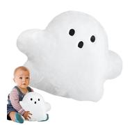 Oreiller fantôme, peluche fantôme d'Halloween | Oreillers d’Halloween Oreiller fantôme | Oreillers décoratifs pour canapé-lit, oreiller en peluche pour Halloween, décorations de fête en plein air pour