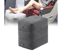 Oreiller gonflable de repos de pied Mediss, tabouret d'élévation de jambe pour bureau, voiture, chaise, aîné couché de voyage d'avion, réglable en hauteur (15" × 11" × 14,5")