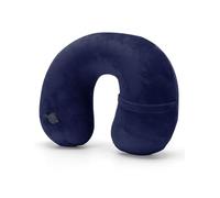 Oreiller gonflable en avion, oreiller de voyage pour le cou - Oreiller compact et portable de soutien de la tête et du cou en vol, petit coussin d'appui-tête en forme de U - Système de valve mis à