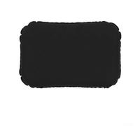 Oreiller Gonflable Ergonomique Doux Ice Silk et Éponge pour Soutien du Cou Léger Pliable Camping (Noir)