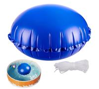 Oreiller Gonflable pour Piscine | Oreiller Gonflable pour Piscine,Ballon d Air Antigel 122x122cm avec Corde pour Équilibre de Glace Support Eau Couverture Sol Étang de Nage Arrière
